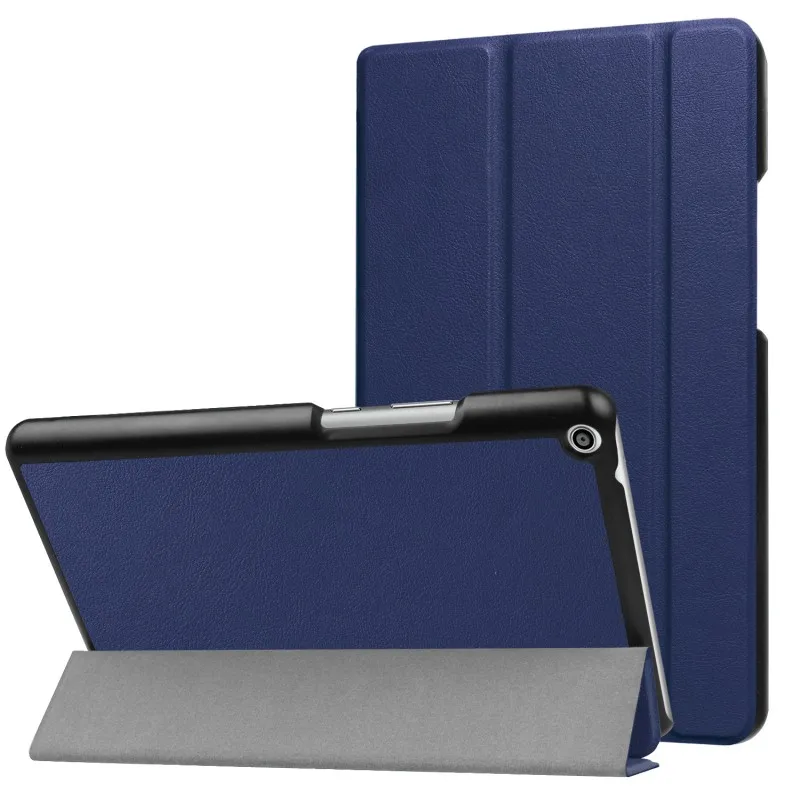 

Business 3 folded Flip book PU Leather stand case smart cover for Huawei MediaPad T3 8.0 inch tablet Huawei T3 2017 With pen