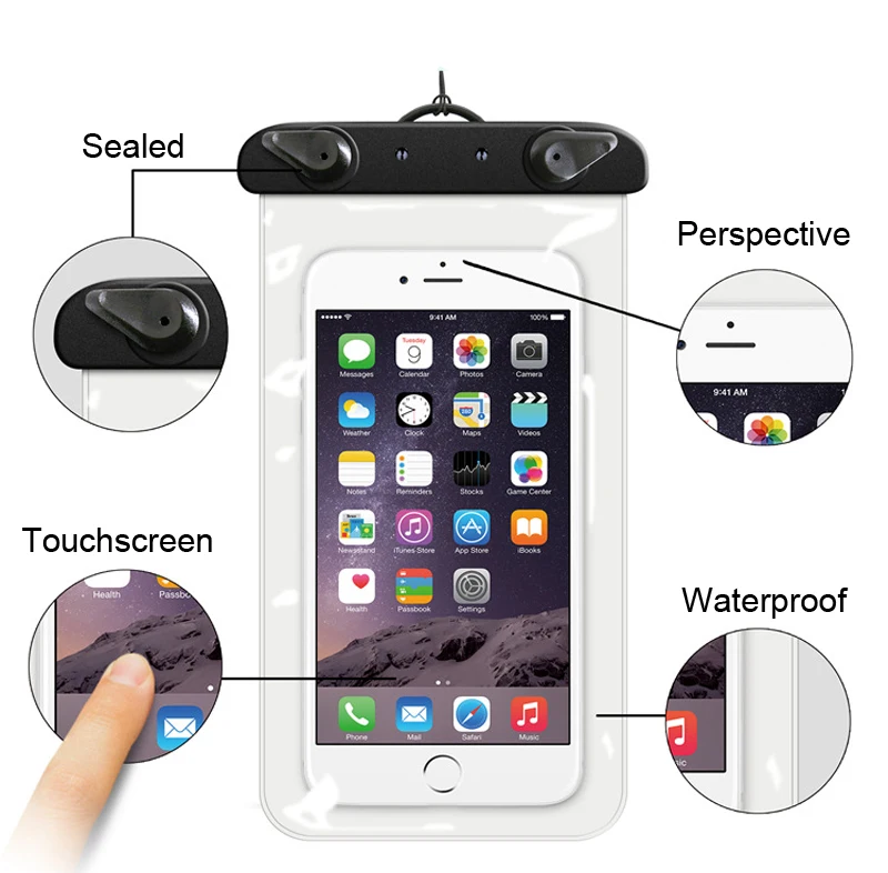 6 Inch mobile phone Cartoon Swimming Bag