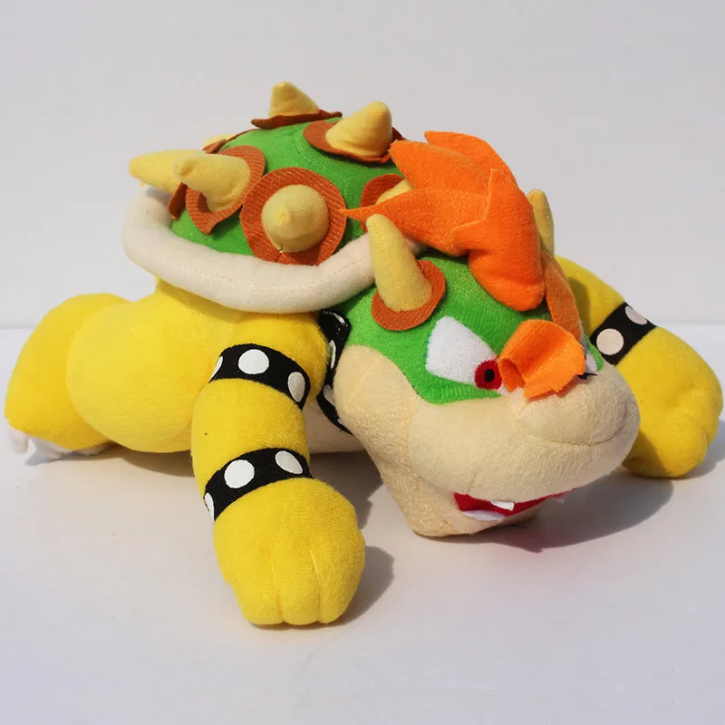 25cm Brithday Gift Super Mario Bros Koopa Bowser Stuffed Toy Plush Soft
