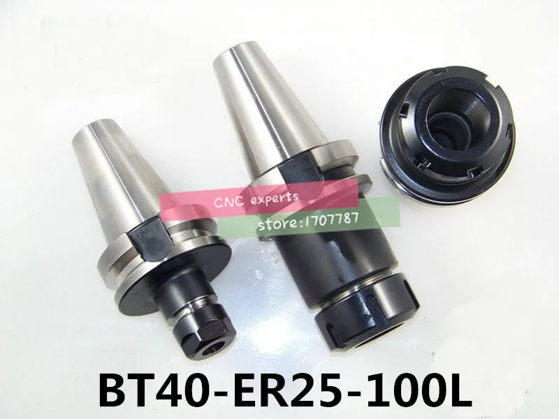 BT40 ER25 100L пружина ER цанговый патрон фрезерный держатель для ЧПУ зажимные концевые