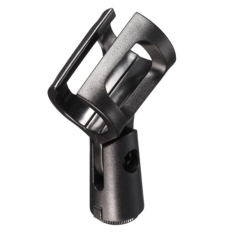 Universal Microphone Clip Holder Mic Plastic Bracket Stand Accessories