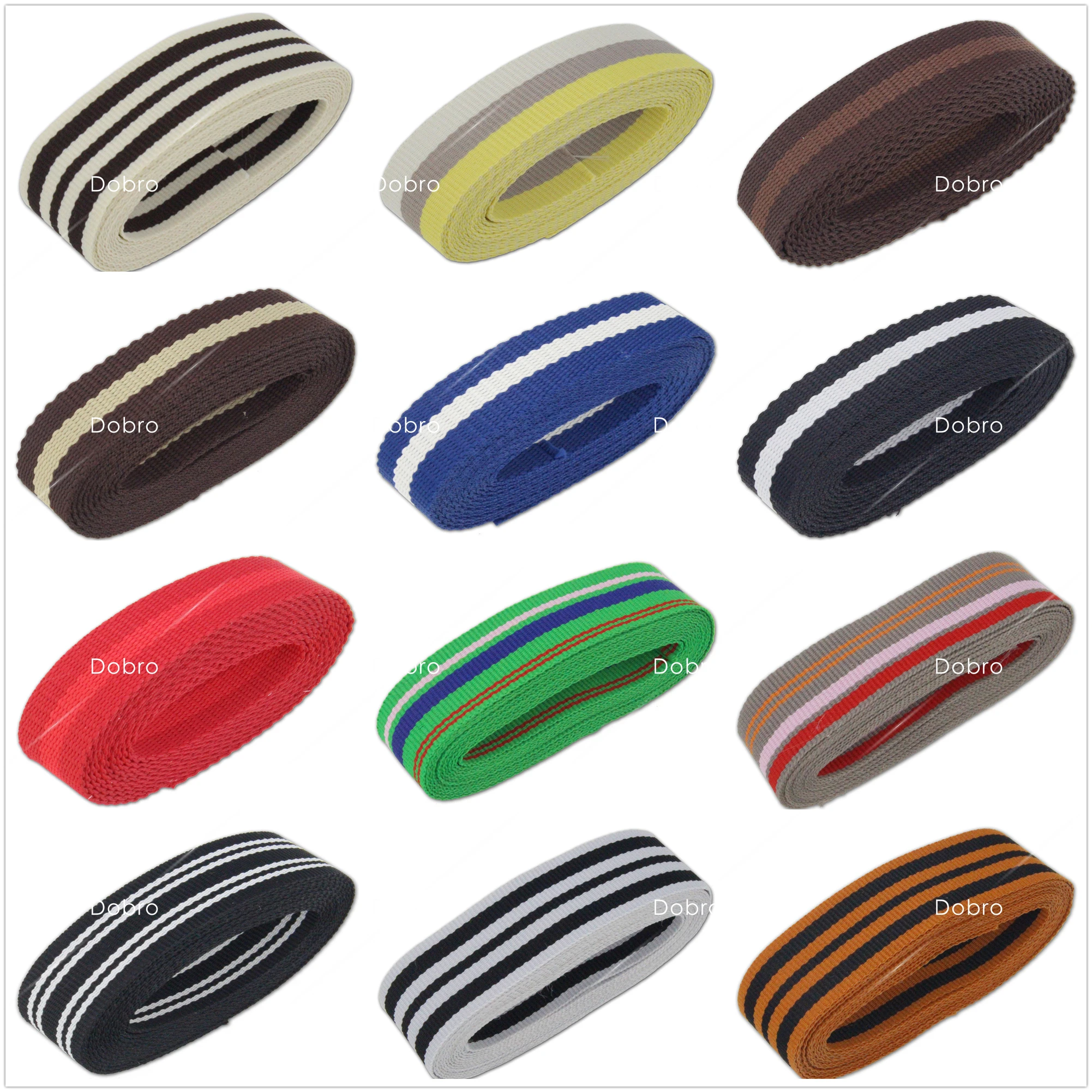 

3/4" 19mm Stripe Grosgrain Ribbon SGR-19-19