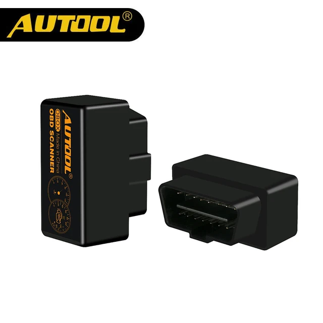 Cheap AUTOOL OBOX Bluetooth Car Diagnostic Elm327 OBD 2 Scanner Mini Elm 327 v1.5 OBD2 OBD II Interface Auto Adapter Works For Android
