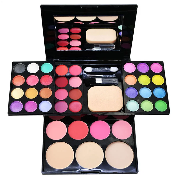 

39pcs Colors Make Up Palette Kit Eye Shadow Blusher Powder Metallic Shimmer Foundation Powder Makeup set kit Hot