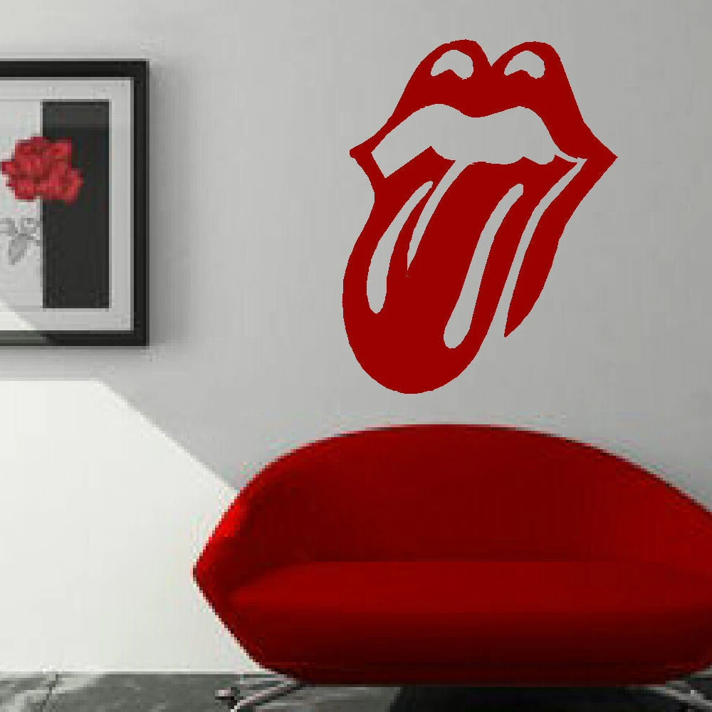 ローリング ストーンズ舌ロゴ壁ステッカー新しい転送ウォールステッカー子供の部屋の装飾ファッションウォールステッカー Wall Decals Wall Stickers Childrenwall Sticker Aliexpress