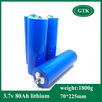 

3pcs GTK 3.7V 80AH Lithium ion battery for 12V 24V 36V brushless motor antenna electric mini drill House hold electric supplies