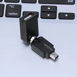 360 градусов Поворотная ручка USB 2,0 мужчина к Mini USB/USB 3,0 Женский переходник конвертер адаптер поддерживает передачу данных и зарядки