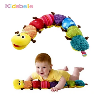 Kidsbele Baby Musical Stuff Caterpillar With Ring Bell Cute