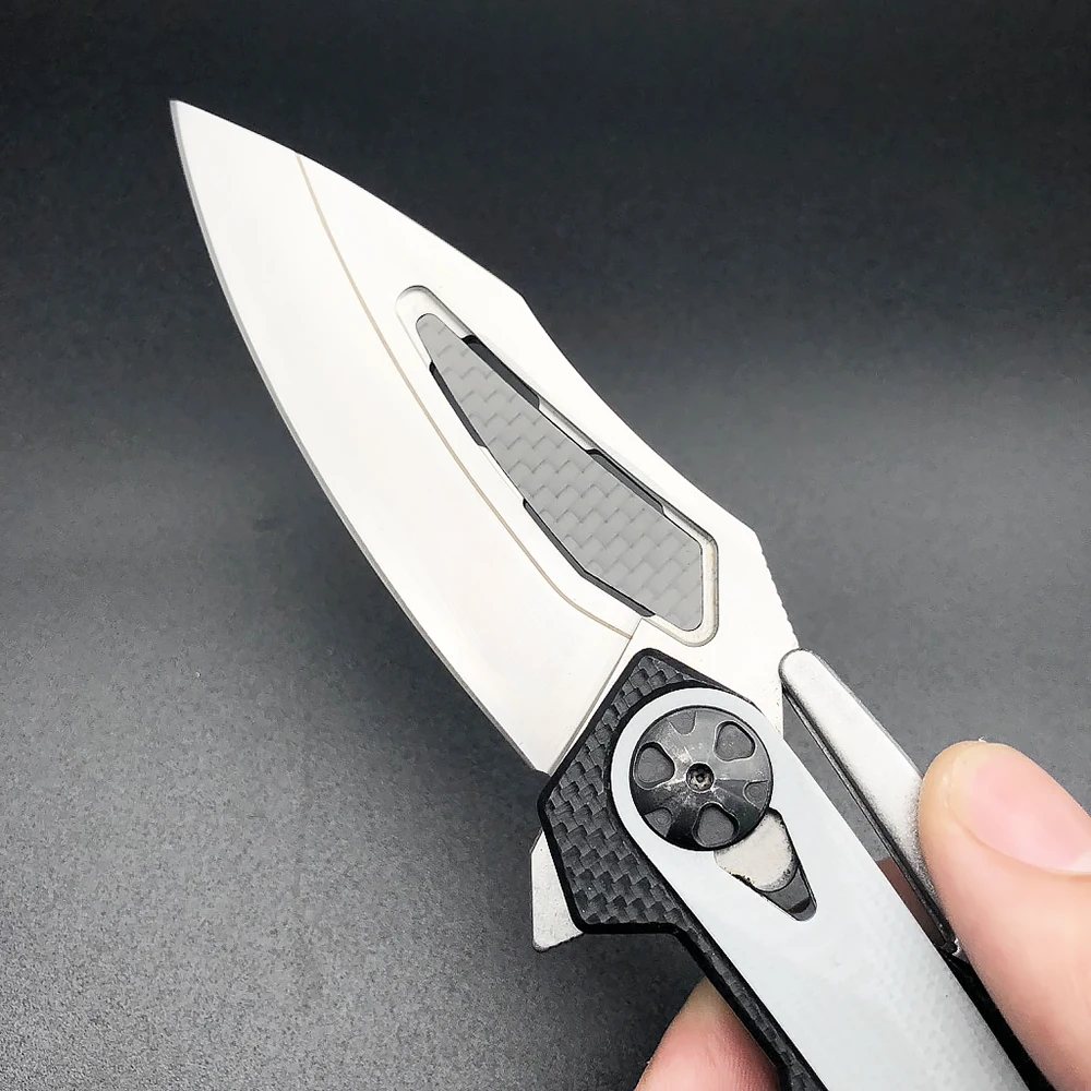 Складной нож для выживания ZT 0999 ZT0999 D2 карманный с лезвием из стали и углеродного