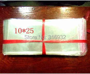 

Clear Resealable Cellophane/BOPP/Poly PVC Bags 10*25cm Transparent Opp Bag Packing Plastic Bags Self Adhesive Seal 10*25 cm