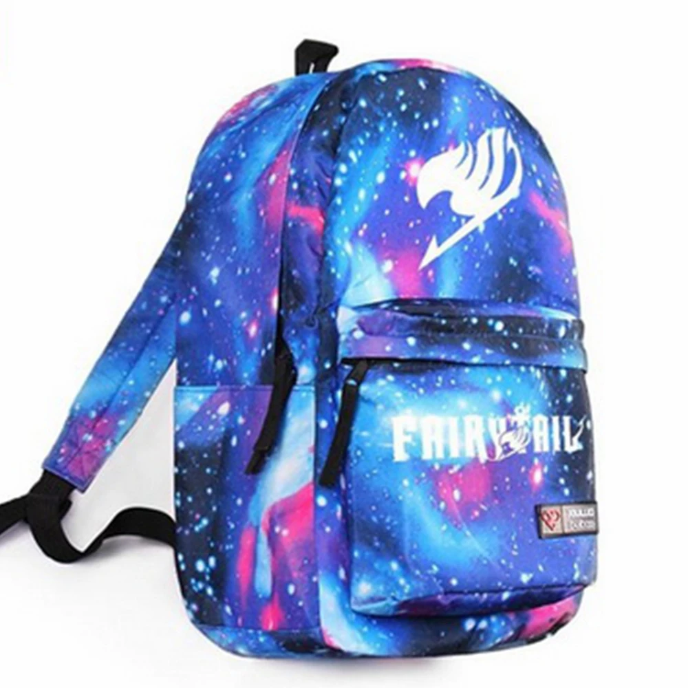 XCOSER Fairy Tail сумка в стиле Косплей Стильный голубой рюкзак в стиле Харадзюку школьные повседневные дорожные рюкзаки костюм аксессуары сумка