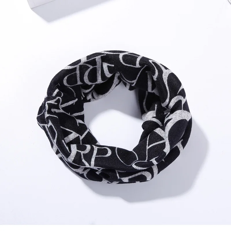 Spring and Autumn fashion cute baby cute imitation cashmere scarf soft and comfortable stars dot letter pattern bib collar