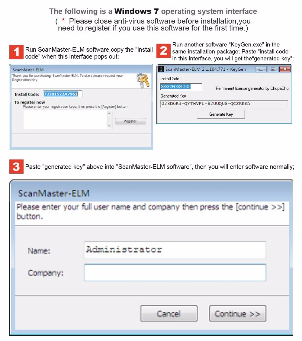 Super Mini ELM 327 Scanner software display 2