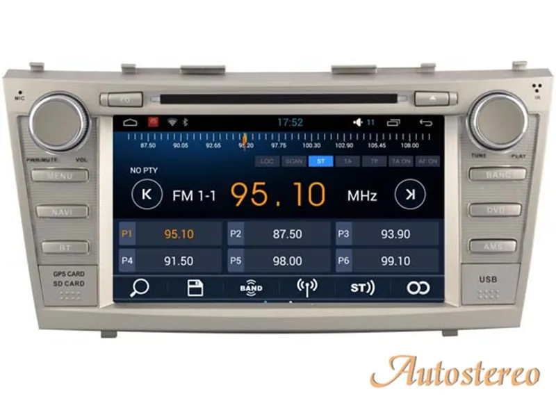 Top 8 Inch RAM 2G Android 8.0 4+32GB 8 Core Car GPS navigation system MP3 DVD player For TOYOTA CAMRY Aurion 2006 2007 2008 - 2011 1