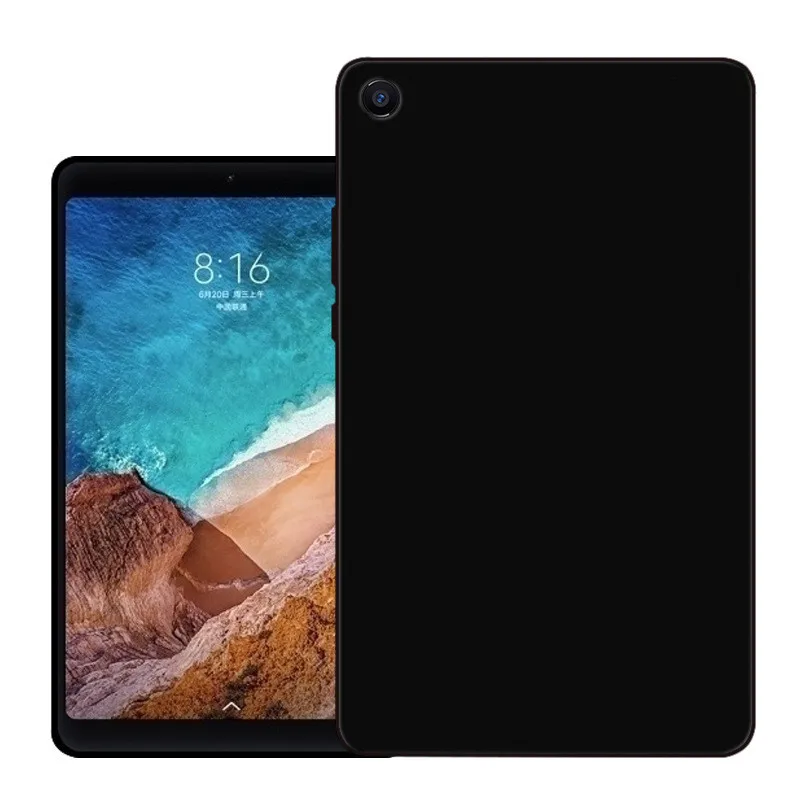 Для Xiaomi mi Pad 4 mi pad 4 Plus Мягкая силиконовая матовая Черная задняя крышка из ТПУ для Xiaomi mi pad 4 8,0 10,1 дюйма защитный чехол