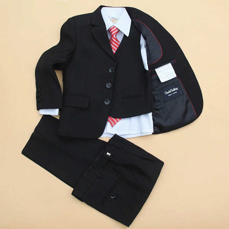 

5 pieces communion suits for boys clothing set autumn new arrivals birthday formals clothes Gentleman size 7 8 9 10 11 12