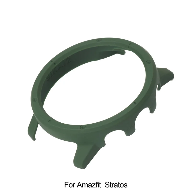 Для Amazfit Stratos 2 Stratos+ чехол SIKAI против царапин защитный чехол для ПК Смарт-часы ультра легкие разноцветные для Huami - Цвет: green only cover
