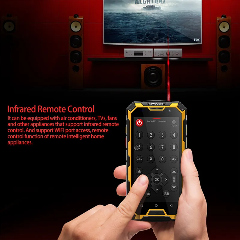 Водонепроницаемый смартфон CONQUEST S8 IP68 6 + 12 Гб Android 7 1 8 ядер NFC/IR/SOS/OTG/FM|Смартфоны| |