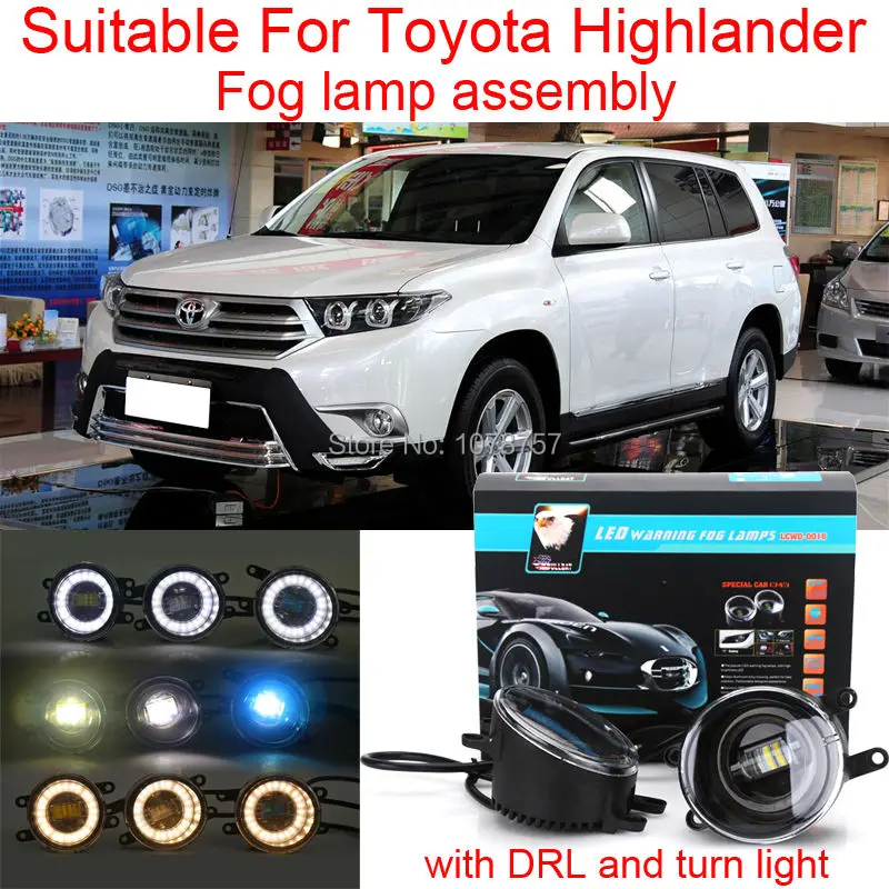 Multifunctional Fog Lamp Assembly Suitable For Toyota Highlander LED