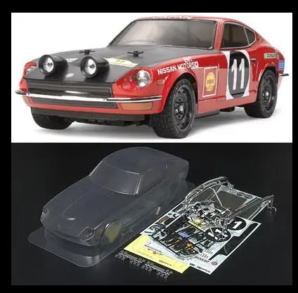 RC Datsun 510 240 Bluebird karosseries 1/10 Mini Clear Body fouring OnROAD Drift NITRO для Gambado Goose Tamiya M05 M06 #66319 | Игрушки и