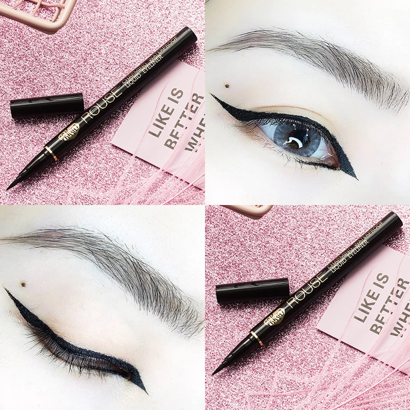 

ILISYA soft eyeliner female waterproof and sweat-proof is not easy to smudge long-lasting quick-drying lazy eyeliner gel pen