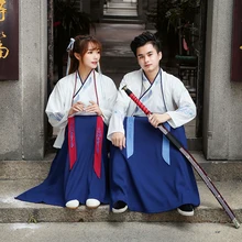 Традиционный китайский Hanfu одежда мужской костюм для выступлений Классическая Династия Тан костюм ханьфу Национальный древний костюм