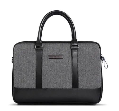 

WIWU Leather Laptop Bag Case for MacBook Pro 13 2017 Computer Bag for Laptop Messenger Bag for Dell 15