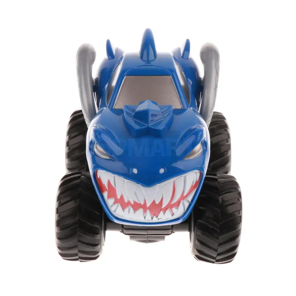 Pull Back Monster Truck Friction Powered Car Toys Gifts for Kids Boys Girls (Random)