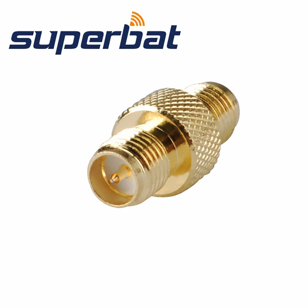 Адаптер Superbat SMA RP-SMA Jack(папа) to SMA Female Jack прямой