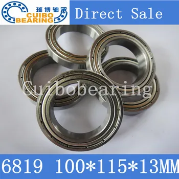 

Free shipping bearing 6819 6819ZZ shielded cover thin wall deep groove ball bearings 61819 61819ZZ 95*120*13mm
