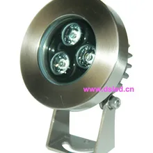 IP68, хорошее качество, высокая мощность 3 Вт светодиодный прожектор для улицы, светодиодный свет проектора, работающего на постоянном токе 12 В, DS-10-60-3W, нержавеющая сталь, 2 года гарантии