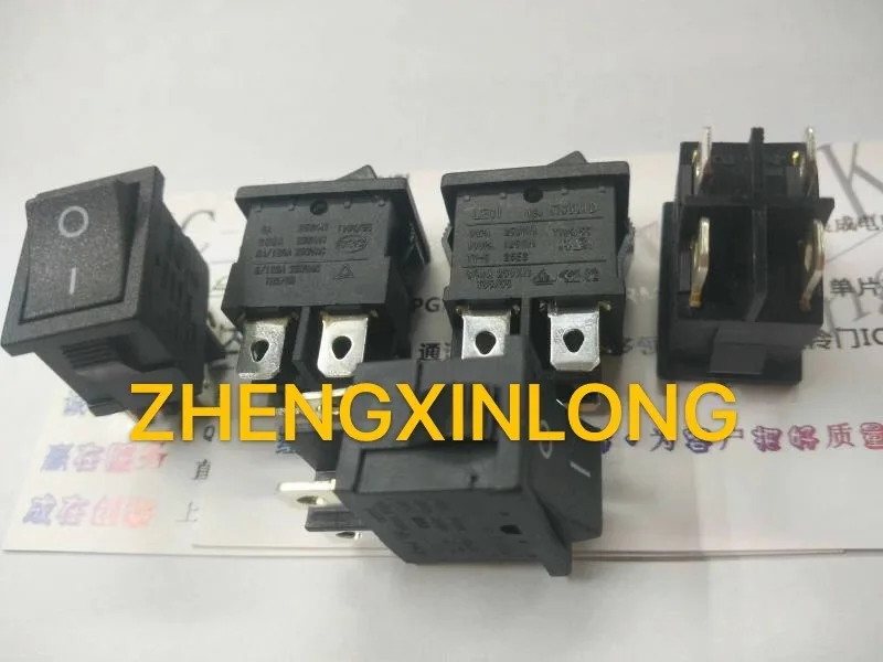 10 шт. KCD1-104 6A 250 V/10A 250V ЖК-дисплей ТВ Мощность 4 контактные точки лодка Клавишные