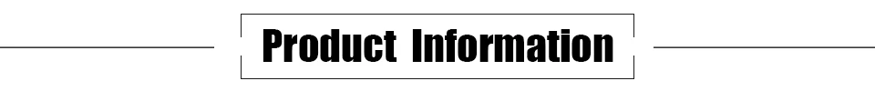 product information 