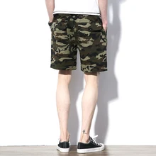 M-5XL Лето Плюс Размер Эластичный мешковатые военные хлопковые шорты в повседневном стиле 96% спандекс 4% брюки-карго-шорты