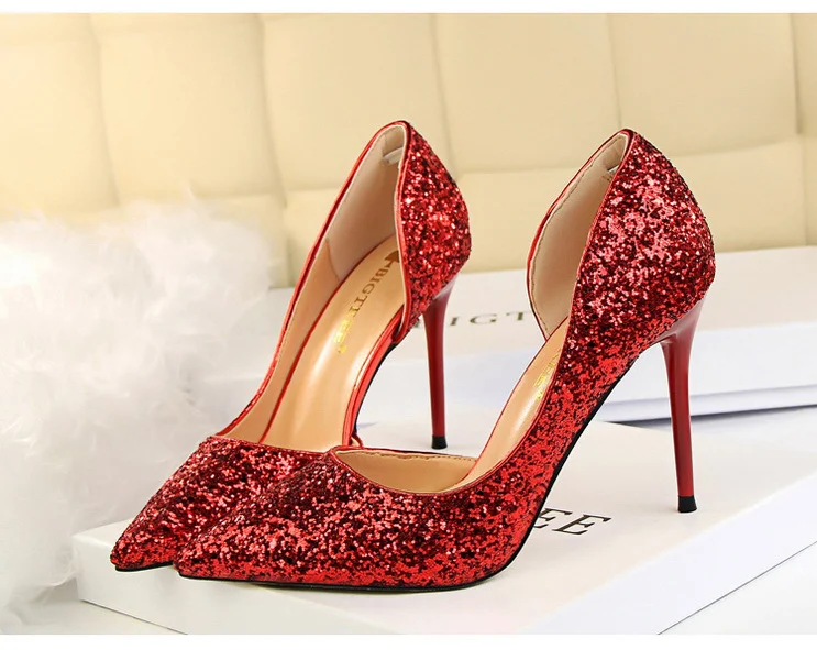 sapatos femininos saltos finos sapatos de casamento