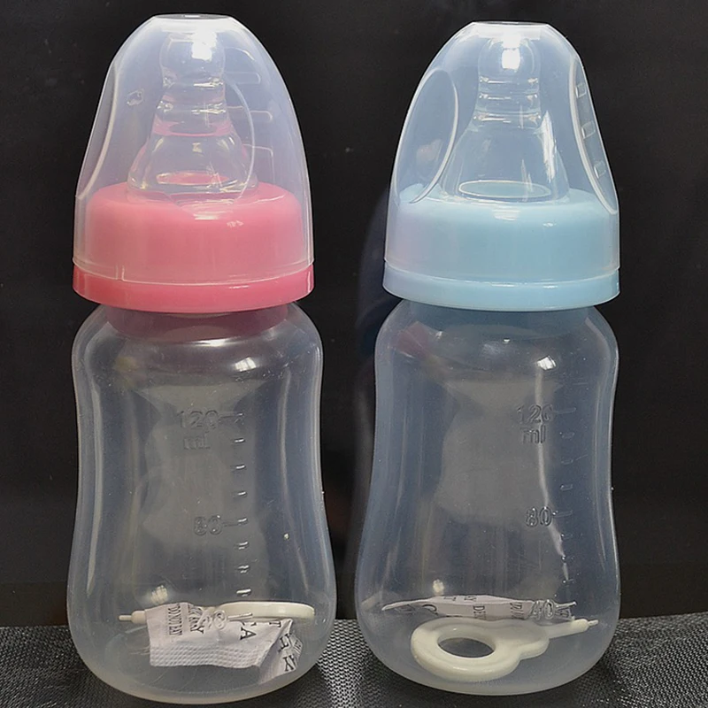 Mambobaby New Cute Baby Newborn Nursing Nipple Bottle Safety Silicone
