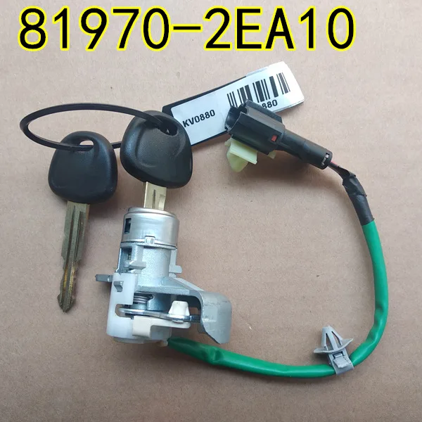 

For hyundai tucson 04-09 JM lock assy front door Left front door lock cylinder, key, 819702EA10 81970 2EA10