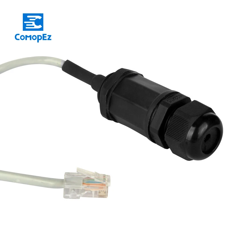 10 шт. водонепроницаемый разъем IP68 RJ45 Ethernet LAN Проводной Водонепроницаемый