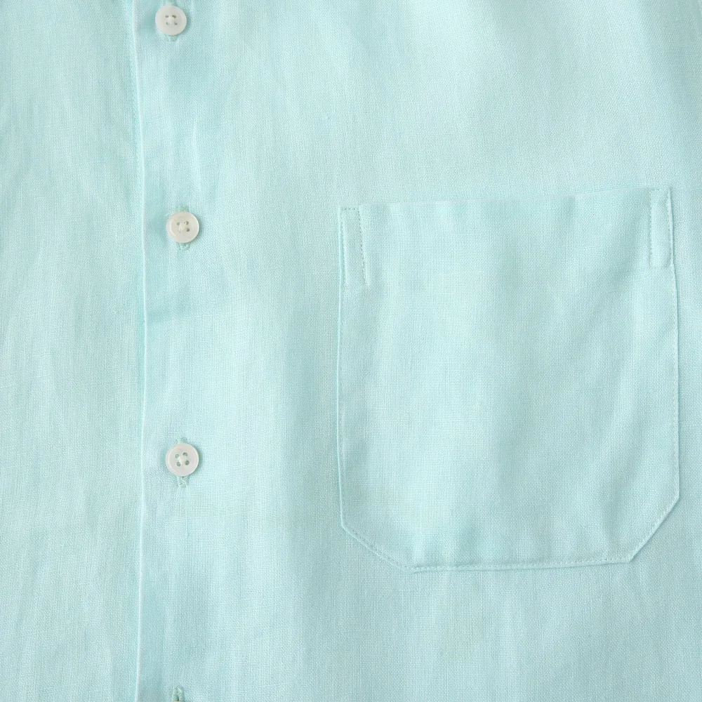 Linen Shirts Men Custom Made Streetwear Long Sleeve Mens Dress Shirts Men Clothes 2018 Casual Slim Fit 100% Linen Man Shirt