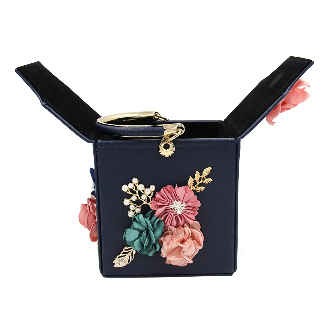 Женская вечерняя сумка, дизайнерская женская сумочка с цветами для свадьбы, женский клатч, модные вечерние сумки через плечо