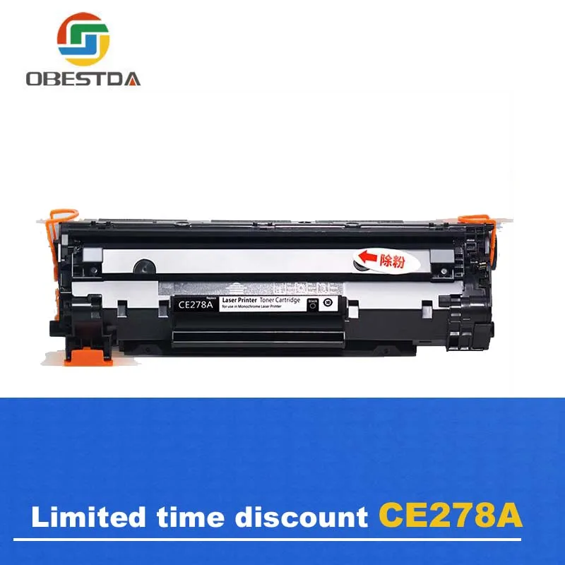 

Obestda 78A/a CF278A 278A/a 278 toner cartridge compatible for HP laserjet pro P1560 1566 1536 1600 1606DN P1606N M1536D print