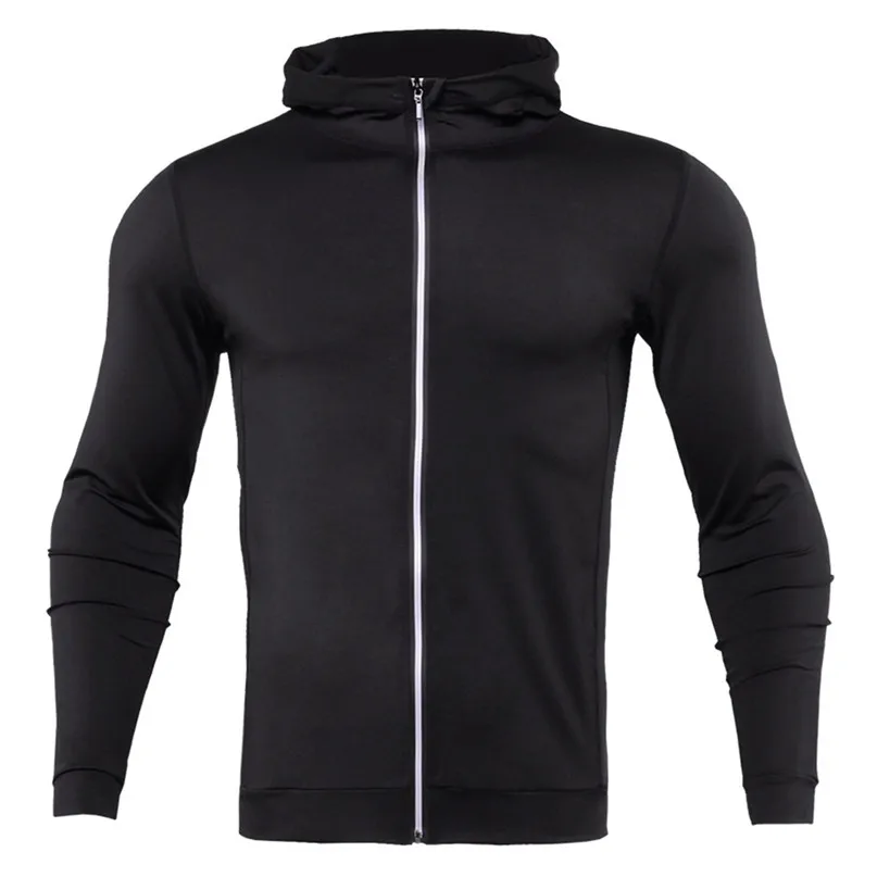 Men\`s quick-drying jacket tight breathable warm jacket autumn winter running clothes fitness clothing long-sleeved Sweatshirt #2 (12)