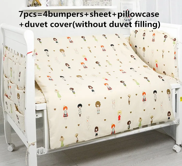 Promotion! 6/7PCS Baby cot bedding set whale Baby crib bedding set cotton quilt cover bumper , 120*60/120*70cm Promotion! 6/7PCS Baby cot bedding set whale Baby crib bedding set cotton quilt cover bumper , 120*60/120*70cm
