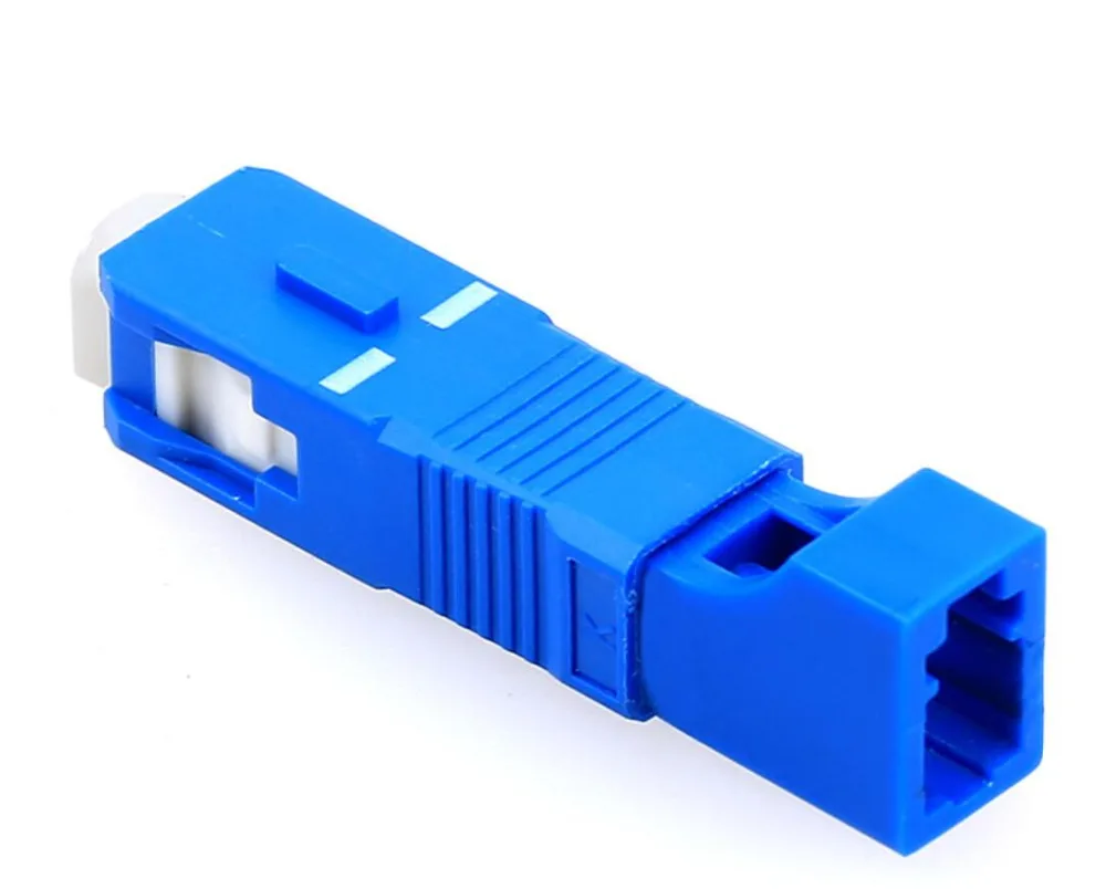 

5 Pieces SC Male to LC Female Fiber Optic Adapter SC-LC Hybrid Optical Adaptor