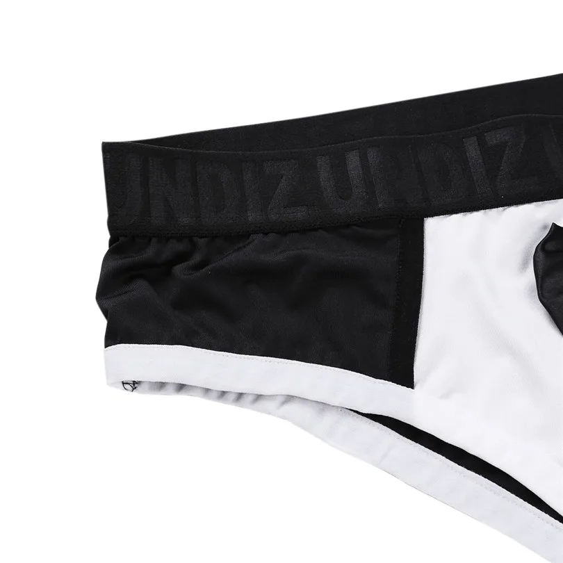 iEFiEL Black Fashion Mens Sexy Lingerie Splice Cute Bow Tie Tuxedo Briefs Underwear Underpants Panties for Lingerie Night