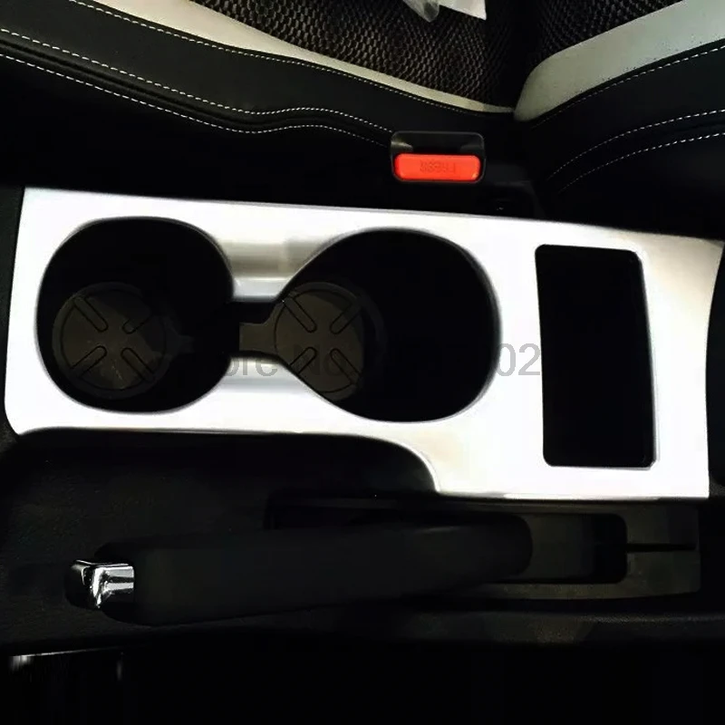 For Nissan Qashqai 2015 2016 2017 Matte Abs Chrome Interior Water Cup