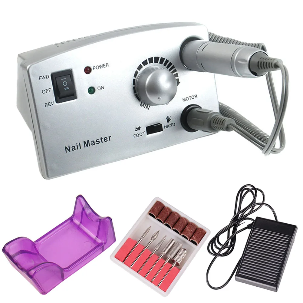 

Electric Nail Drill Machine Kit 35000 RPM Nail Cutter Bit File Manicure Pedicure Tools Set NShopping