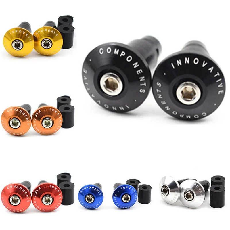 Motorcycle 7/8'' Handle Bar End Weights Handlebar Grips Cap Anti