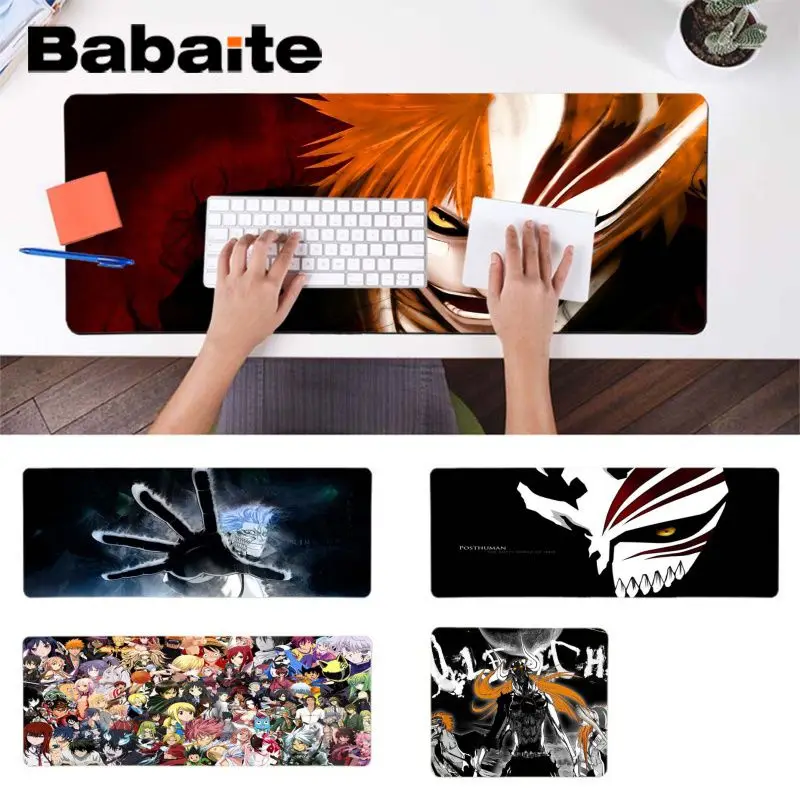 

Babaite Custom Skin BLEACH Customized laptop Gaming mouse pad Laptop Gaming Lockedge Mice Mousepad