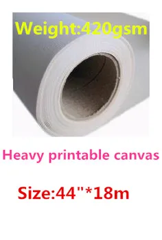 

44"*18m Fine Poly Cotton Blend Heavy Canvas /Best Canvas For Printing Stretch